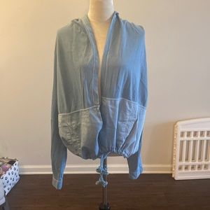 Very cute light blue soft summer jacket size L